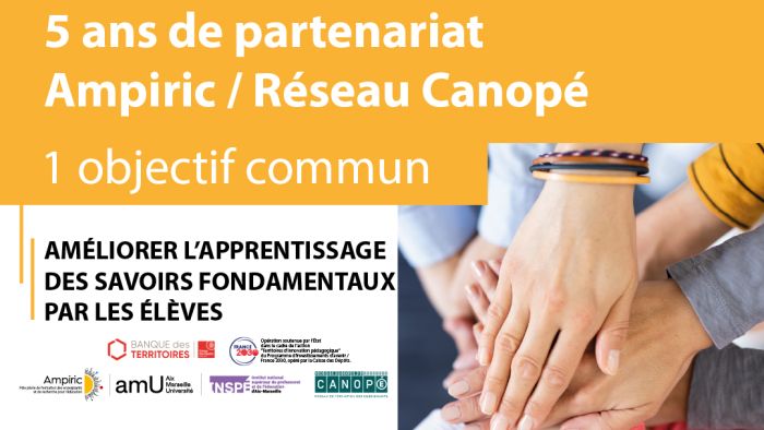 Cinq ans de partenariat Ampiric & Réseau Canopé