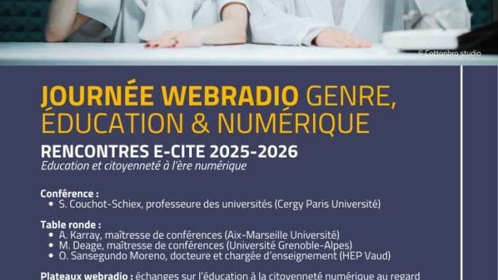 Journée Webradio : genre, éducation et numérique