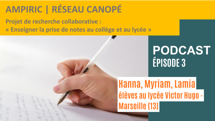 Enseigner la prise de notes au collège et au lycée