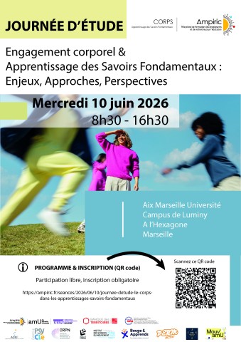 Journée d'étude "Le corps dans les apprentissages des savoirs fondamentaux"