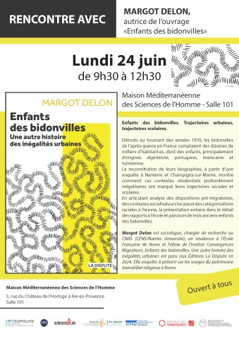 "Enfants des bidonvilles" Margot Delon
