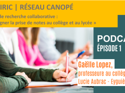 Enseigner la prise de notes : entrer dans l’expérimentation 